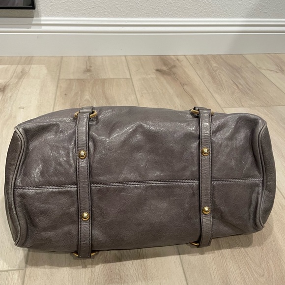 MuiMui vitello Taupe bag - Picture 4 of 7